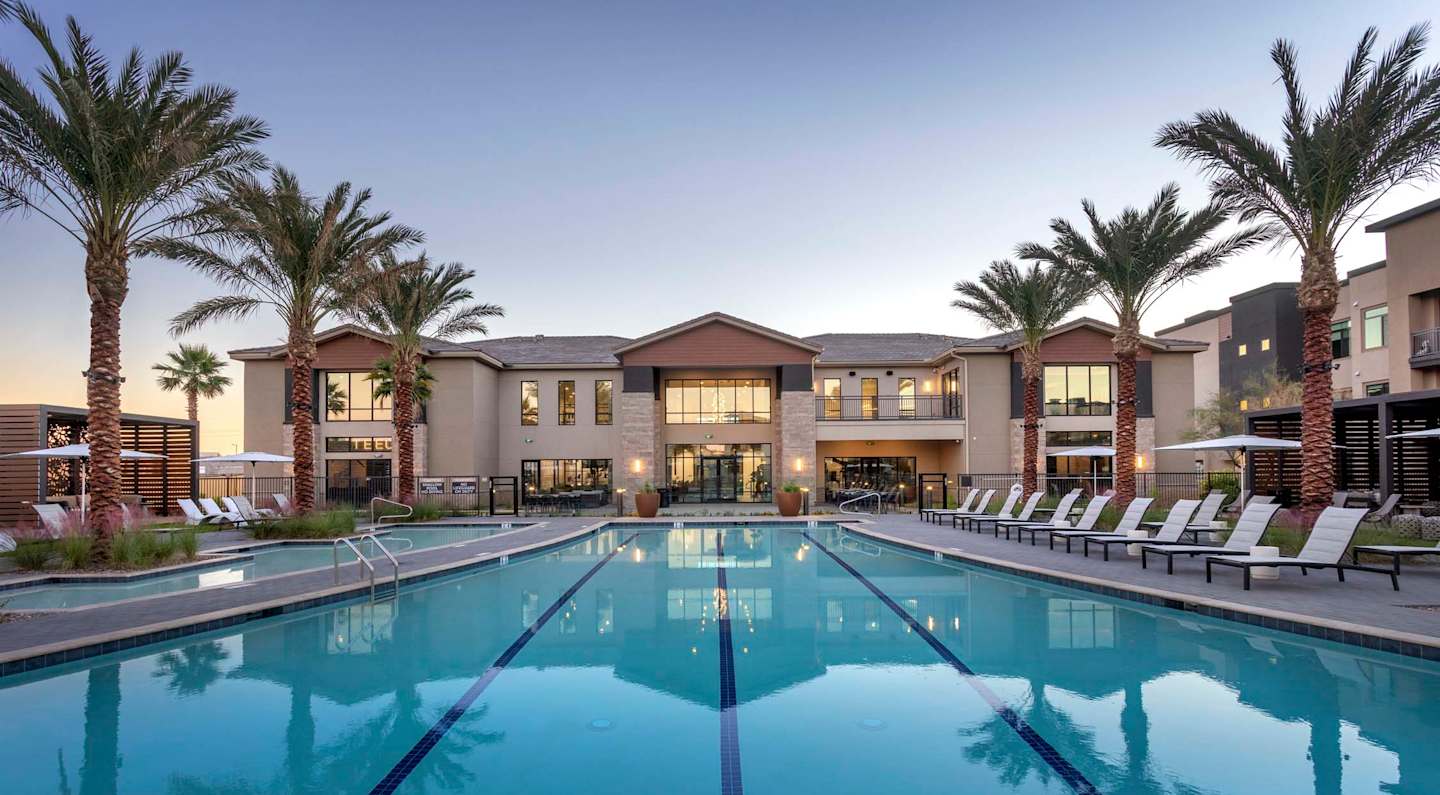 Lap pool at Elysium.