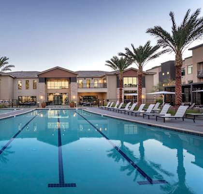 Large Outdoor Pool View at Elysium, Phoenix, 85054