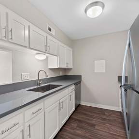 Kitchen Space at Hendrix Apartments, Escondido, CA
