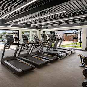 Gym at Garden at 3Roots, San Diego, CA
