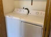 Thumbnail 18 of 28 - Sherwood closet with washer / dryer hookups at TOWNSHIP SHERWOOD, Oregon