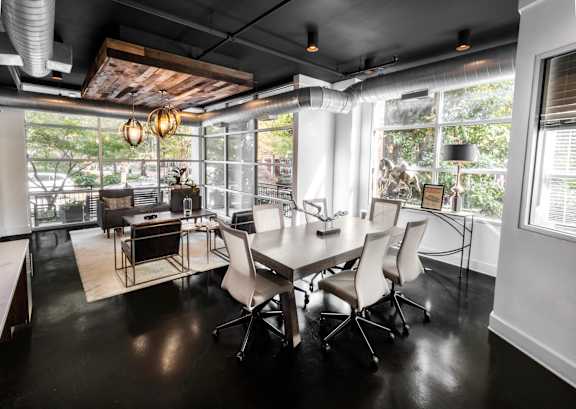 Dinig area at Mariposa Lofts, Atlanta, 30307