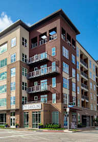 Exterior view of building at 1711 Caroline, Houston, Texas