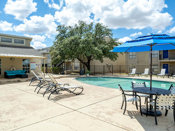 A swimming pool at Bel Air Springs