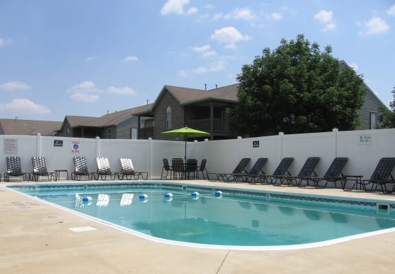 Swimming Pool and Sundeck at Shenandoah Properties in Lafayette, Indiana