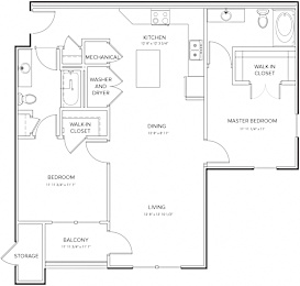 2A Floor Plan at Palms at Magnolia Park, Riverview, FL