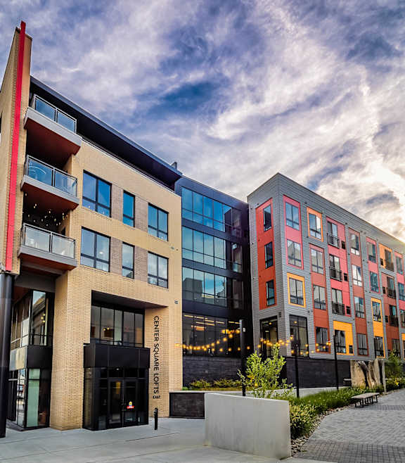 Building Exterior at Center Square Lofts East, Pennsylvania