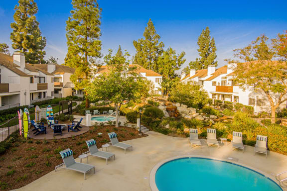 Pool View at Sendero Huntington Beach, California