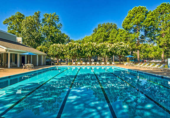 Crystal Clear Swimming Pool at Compass at City Center, Newport News, VA, 23606