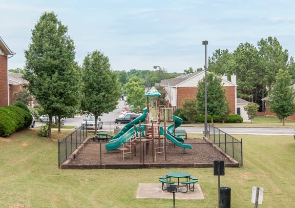 our apartments showcase a playground