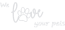 Custom We Love Your Pets Graphic