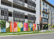 Thumbnail 3 of 44 - Windsor Park Towers Mural and Leasing Office on Clayton Lane