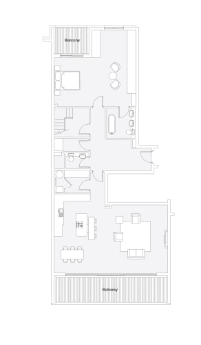 Floor Plan  4 Bedroom Duplex