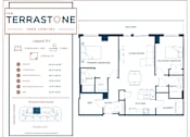 Thumbnail 7 of 22 - A floor plan for a home layout called The Terrastone.