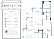 Thumbnail 19 of 22 - A floor plan for a house named The TerraStone at Lake Charles.