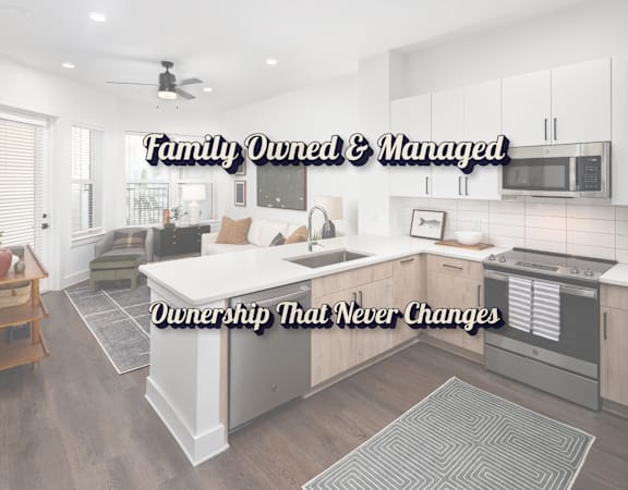 A family-owned and managed kitchen with a statement that it's an ownership that never changes.