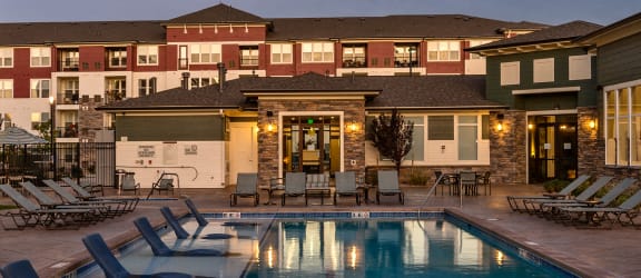 Enclave at Cherry Creek pool area