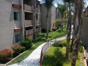 Villa Serena Community Walkway Aerial View