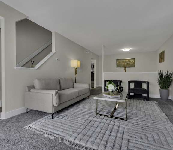 Living Area  at the Townhomes @ Gateway