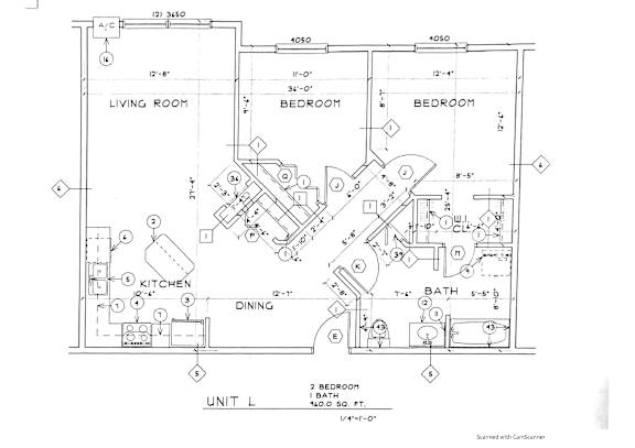 2 bd 1 ba Unit L