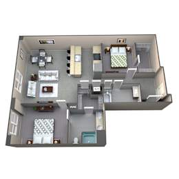  Floor Plan Historic Apartment 321