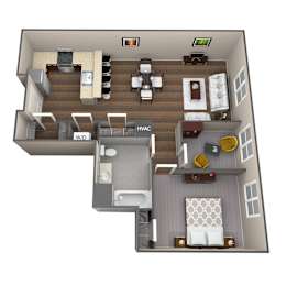 Floor Plan Apartment Type 1B