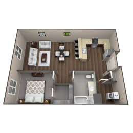  Floor Plan Apartment Type 1J