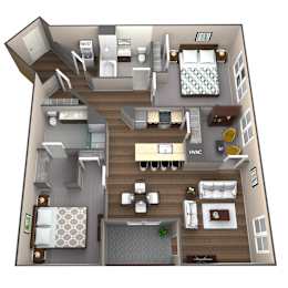  Floor Plan Apartment Type 2A