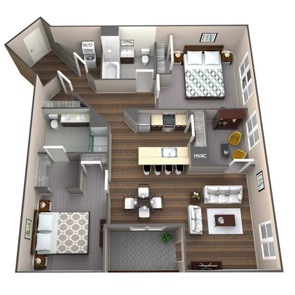Floor Plan  Apartment Type 2A