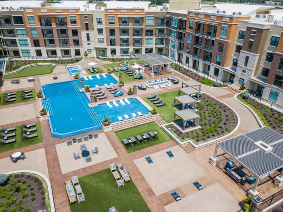 Aerial View at The Royale at CityPlace, Overland Park