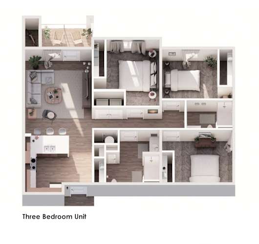 Floor Plan  3 Bedroom