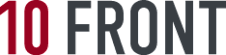 The image shows the word "FRONT" in large letters with a red number "10" to the left.