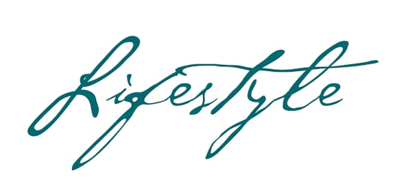 The image features the word "Lifestyle" written in cursive, white font on a black background.