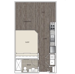 Floor Plan 1 at Artisan Twickenham Square, Huntsville, Alabama