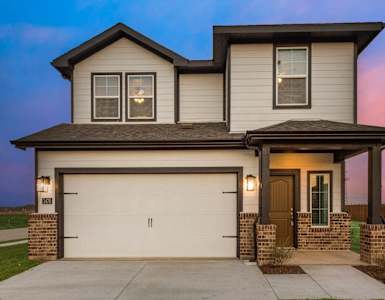 A Two-Story House at Cottages at Beltmill Apartments, Saginaw