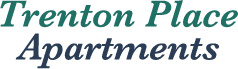 The image is of a logo for Trenton Place Apartments.