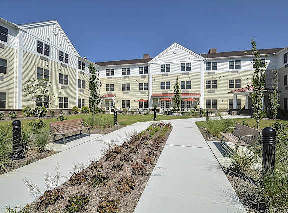 Leasing Office Entrance at Meadow Green Senior Apartments  in Toms River NJ