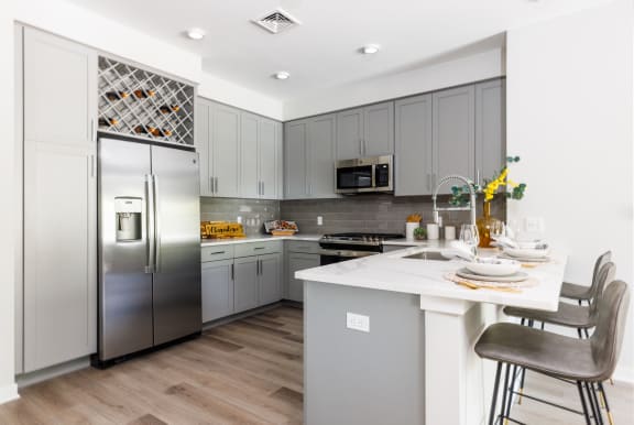 Functional Kitchen at The Club West at Pearl River, New York, 10965