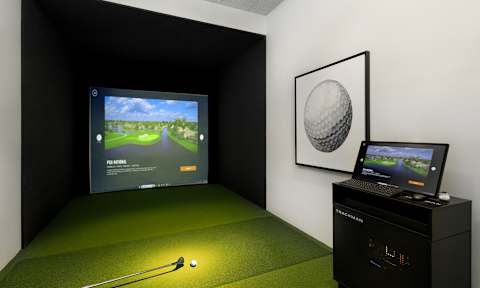 Golf Simulator at The Marc Luxury Apts in Palm Beach County FL