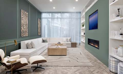 Fireside Lounge at The Marc Luxury Apts in Palm Beach County FL