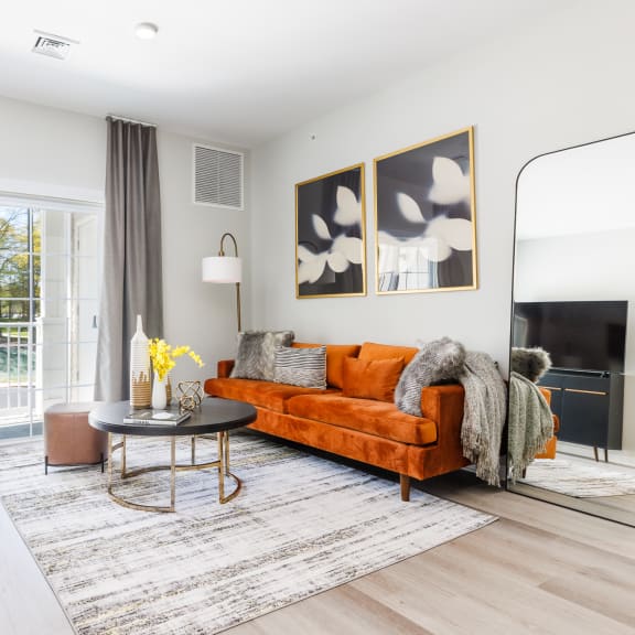 Modern Living Room at The Club West at Pearl River, Pearl River, NY, 10965