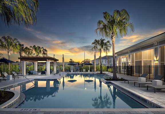 Swimming Pool at Jackson Palms Affordable Apartments in Jacksonville FL
