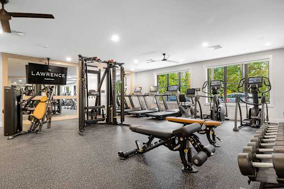 Modern Gym1 at The Lawrence, Parsippany, NJ, 07054
