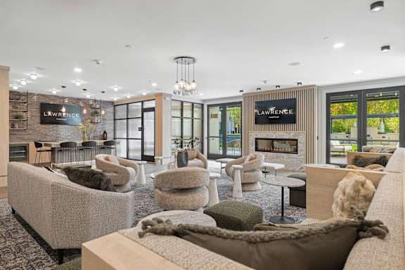 Clubhouse Living Room1 at The Lawrence, Parsippany, NJ
