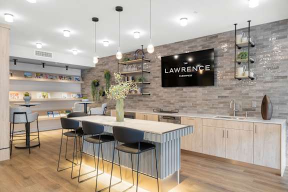 Community kitchen1 at The Lawrence, Parsippany, 07054