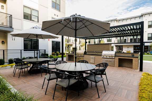 Picnic area1 at The Lawrence, Parsippany, 07054