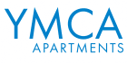 the logo apartments on a black background
