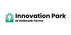 a logo for innovation park at hollywood farms with the words innovation park
