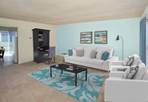 Woodbriar Apartments Living Room