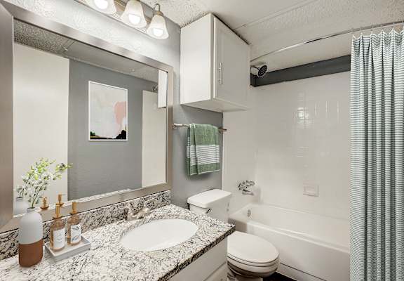 the preserve at ballantyne commons apartments bathroom with sink and toilet